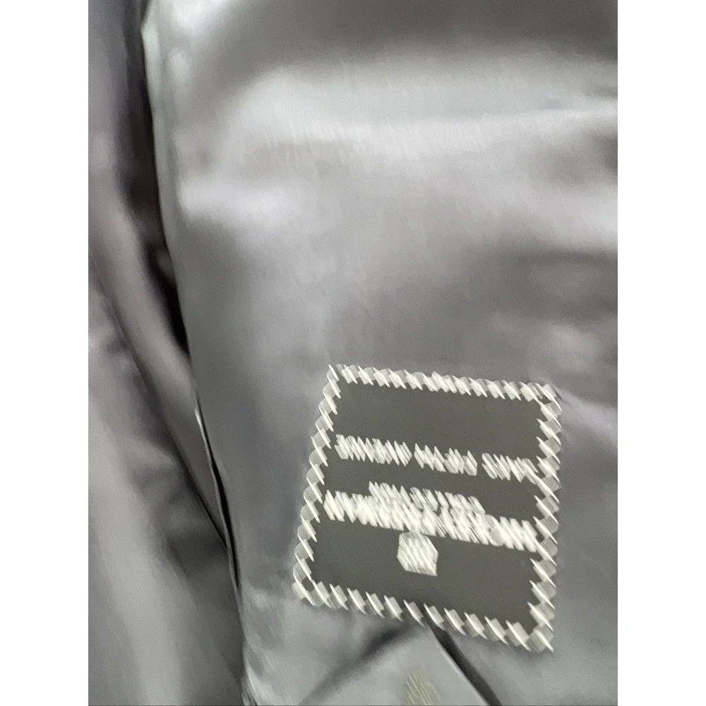 Hickey Freeman‎ Mens Gray Tasmanian Wool Blazer Sport Coat Two Button Jacket 42L